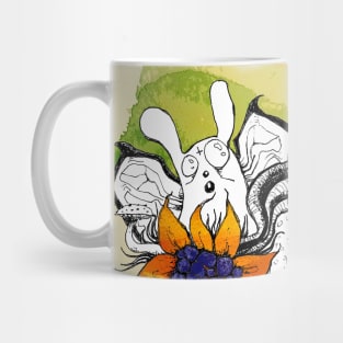 white bunny Mug